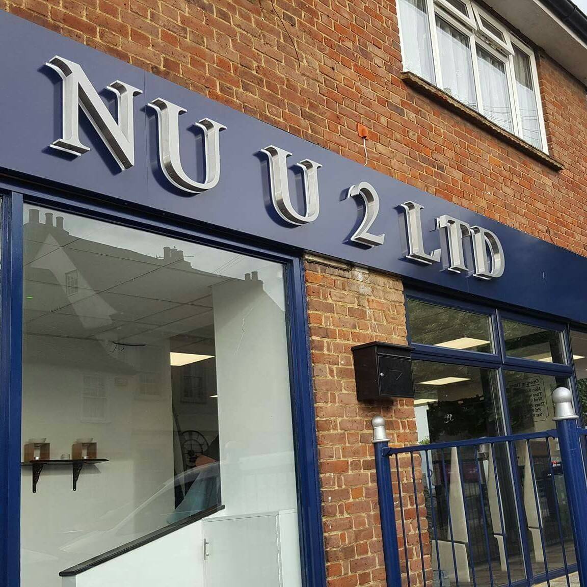 NU U 2 Ltd salon signage